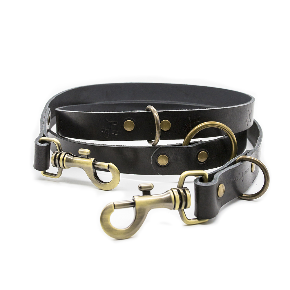 Laisse Cuir Premium Noir - Image 5
