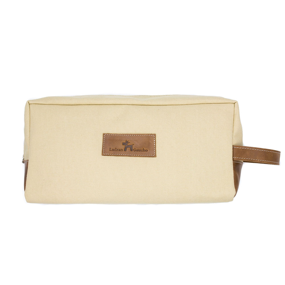 Neceser beige - Bolsa de aseo para mascotas
