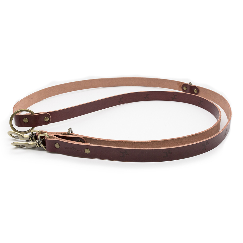 Correa para perros Cuero Premium Cereza - Image 4