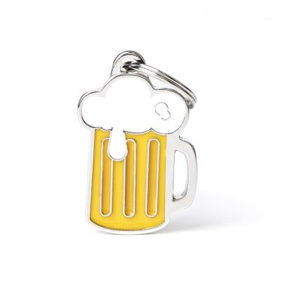 Chapa para perros cerveza