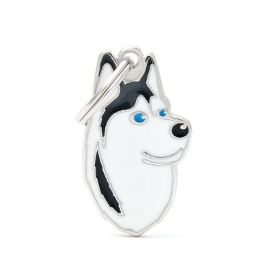Chapa para perros husky