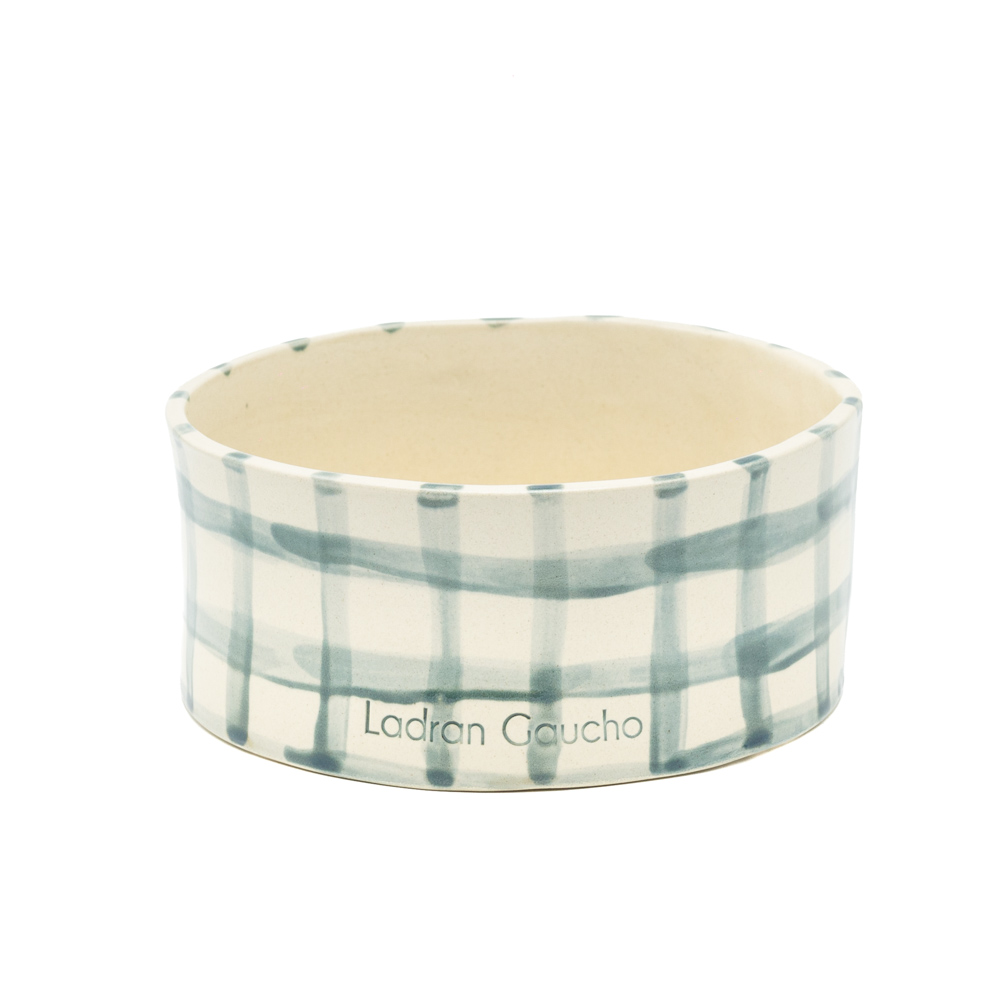 Bowl para perros Vichy Verde - Ladran Gaucho