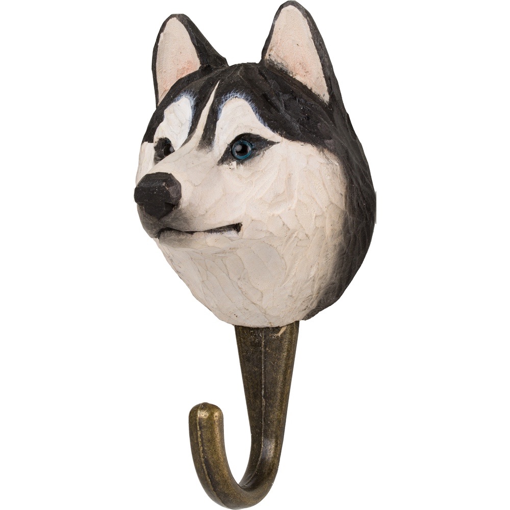 Perchero para complementos de perros con forma de Husky Siberiano - Image 3