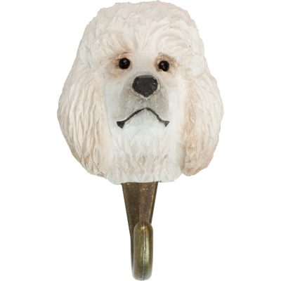 Perchero para complementos de perros con forma de Poodle
