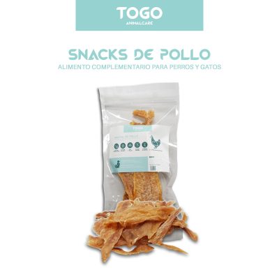 Snacks de pollo naturales para perros