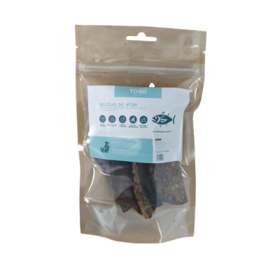 Snacks de atún naturales para perros