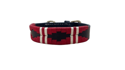 COLLAR ARGENTINA RAYAS ROJO
