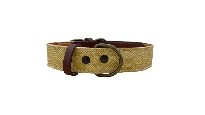 COLLAR PARA PERROS AMARILLO
