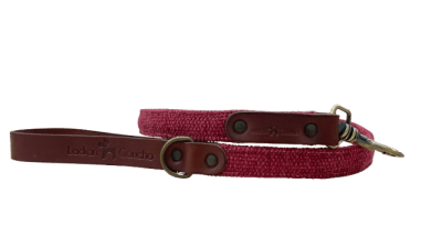 CORREA PARA PERROS ROJA